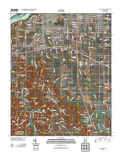 Tuscumbia 2011 topographic map thumbnail