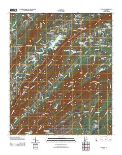 Vandiver 2011 topographic map thumbnail