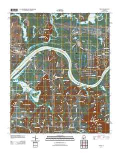 Triana 2011 topographic map thumbnail