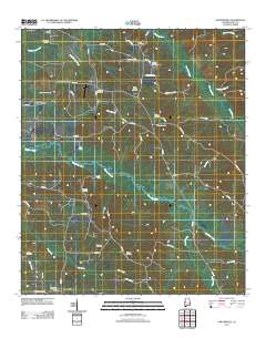 Sawyerville 2011 topographic map thumbnail