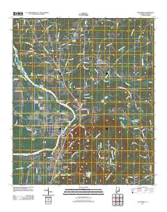 Wetumpka 2011 topographic map thumbnail