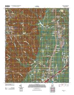 Creola 2011 topographic map thumbnail