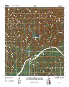Gainestown 2011 topographic map thumbnail