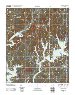 Crane Hill 2011 topographic map thumbnail