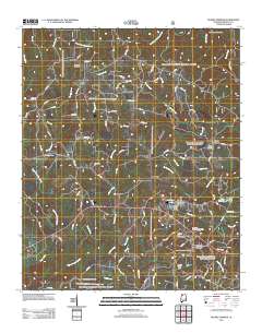 Double Springs 2011 topographic map thumbnail