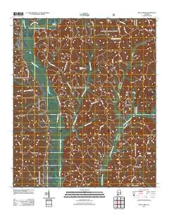 Buck Creek 2011 topographic map thumbnail