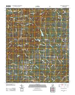 Lineville West 2011 topographic map thumbnail