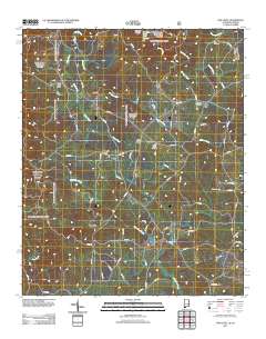 Oak Level 2011 topographic map thumbnail