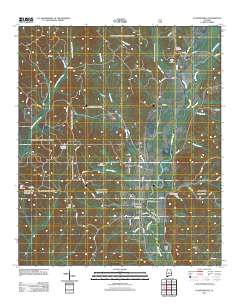 Plantersville 2011 topographic map thumbnail