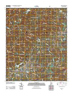 Heflin 2011 topographic map thumbnail