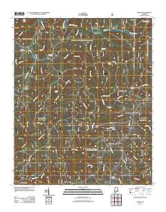 Upshaw 2011 topographic map thumbnail