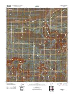 Adamana 2011 topographic map thumbnail