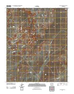 Agate House 2011 topographic map thumbnail