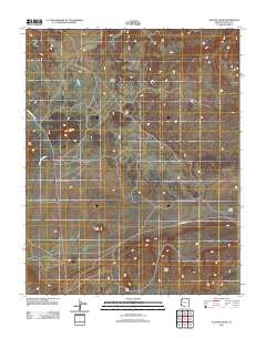 Agathla Peak 2011 topographic map thumbnail