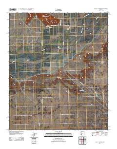 Agua Caliente 2011 topographic map thumbnail