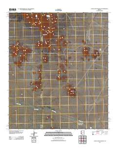 Aguila Mountains SE 2011 topographic map thumbnail