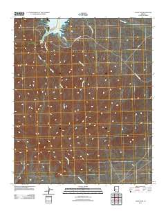 Alamo Dam 2011 topographic map thumbnail