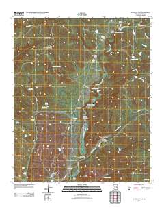 Alchesay Flat 2011 topographic map thumbnail