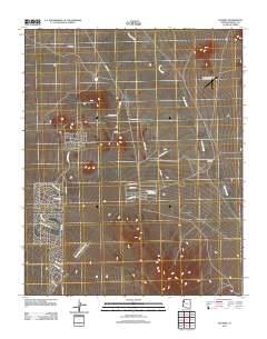 Antares 2011 topographic map thumbnail