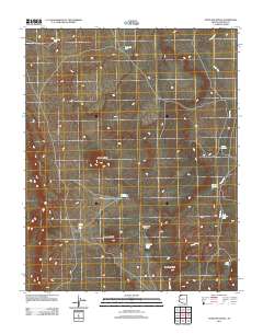 Antelope Knoll 2011 topographic map thumbnail