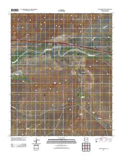 Apache Butte 2011 topographic map thumbnail