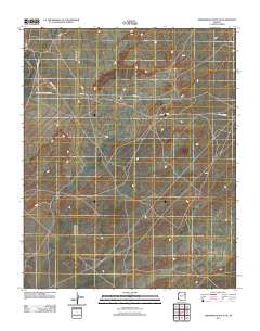 Arrowhead Butte NE 2011 topographic map thumbnail