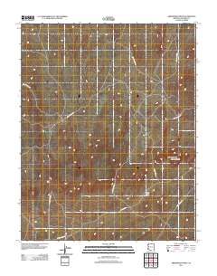 Arrowhead Mesa 2011 topographic map thumbnail