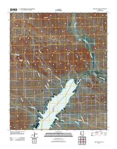 Artillery Peak 2011 topographic map thumbnail