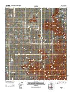 Avra 2011 topographic map thumbnail