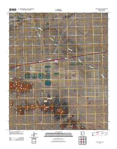 Aztec Hills 2011 topographic map thumbnail