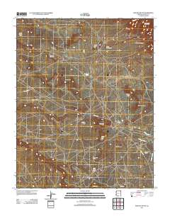 Bad Bug Butte 2011 topographic map thumbnail
