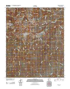 Bagdad 2011 topographic map thumbnail