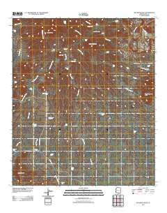Batamote Hills 2011 topographic map thumbnail