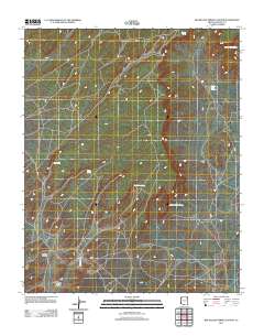 Big Willow Spring Canyon 2011 topographic map thumbnail