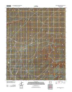 Bird Springs Wash 2011 topographic map thumbnail