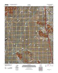 Biscuit Flat 2011 topographic map thumbnail