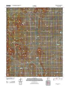 Bishop Lake 2011 topographic map thumbnail