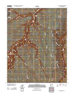Bitter Springs 2011 topographic map thumbnail