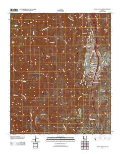Black Canyon City 2011 topographic map thumbnail