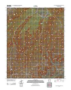 Black Mesa Wash NE 2011 topographic map thumbnail