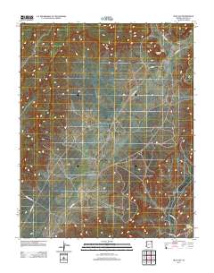 Blue Gap 2011 topographic map thumbnail