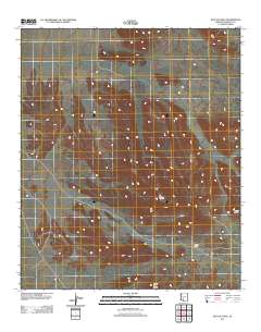 Blue Plateau 2011 topographic map thumbnail