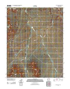 Boot Mesa 2011 topographic map thumbnail