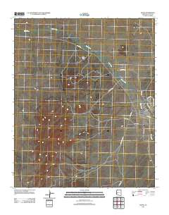 Bouse 2011 topographic map thumbnail