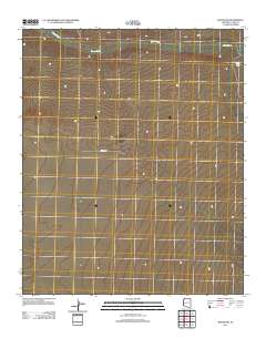 Bouse NW 2011 topographic map thumbnail