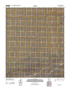 Bouse SW 2011 topographic map thumbnail