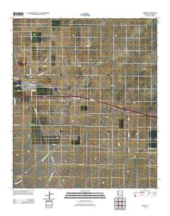 Bowie 2011 topographic map thumbnail