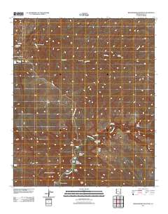 Brandenburg Mountain 2011 topographic map thumbnail