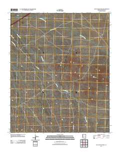 Buck Mountains 2011 topographic map thumbnail