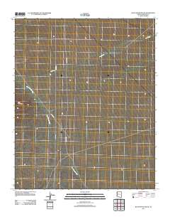 Buck Mountains NE 2011 topographic map thumbnail